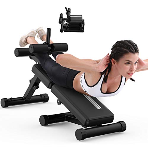 Wdminyy Sit Up Bench Adjustable Bench | Abs Bench | Foldable Workout Bench | Strength Training Adjustable Benches Fitness Equipment For Home Gym (US Fast Shipment)