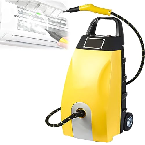 3000W Commercial Steam Cleaner - 3 5L Tank 230 F High Temp 6 Brush Heads for Kitchen Bathroom
