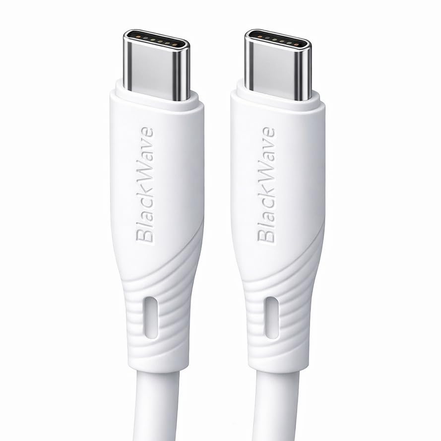 Cavo USB-C a USB-C 100 cm, Ricarica Rapida PD 60W, Cavo di Ricarica e Trasferimento Dati per iPhone 17/16/15 Pro Max/Plus, iPad Pro/Air, MacBook, Samsung Galaxy, tablet, laptop