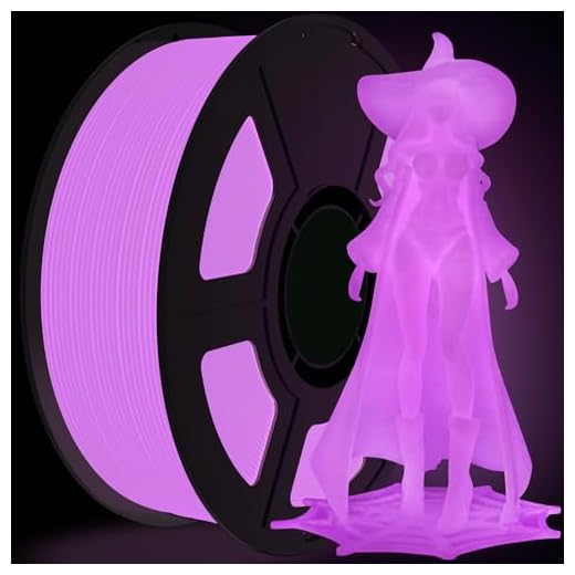 Amoybaby Glow in The Dark PLA Filament 1.75mm 3D Printer Filament, Glow Pink Filament 1kg, Dimensional Accuracy +/- 0.03 mm, Fit Most FDM 3D Printer (Glow Rose Red)