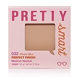 P'retty Smarts Photo Blur Perfect Finish Setting Powder, Medium Neutral, Vegan, 0.19 fl oz, 1 Pack