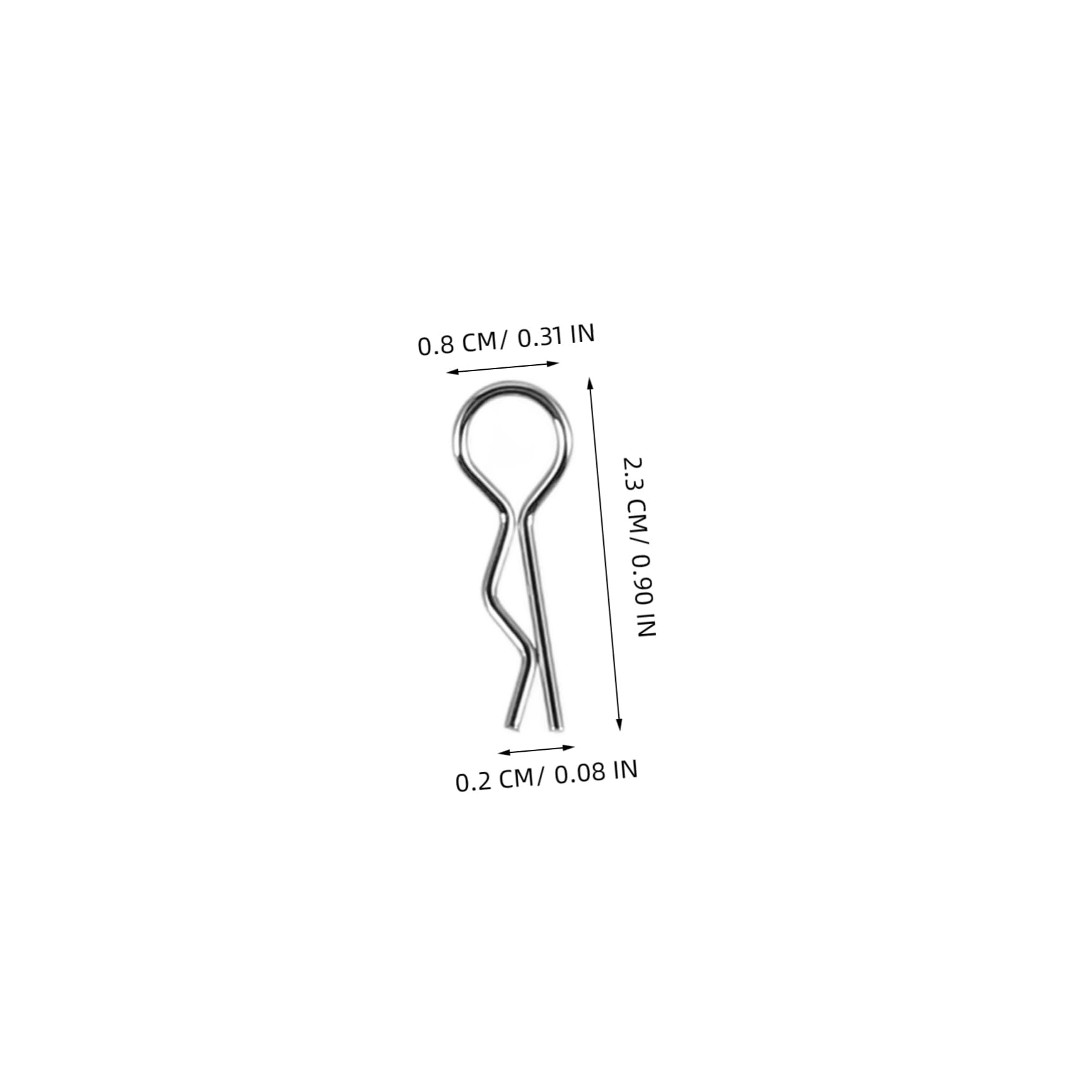 Hemobllo 1 Box Body Clip Small Pin for Decoration Part Accessory Shell Cars Pins and Parts Parts and Accessories Truck Accessories Metal