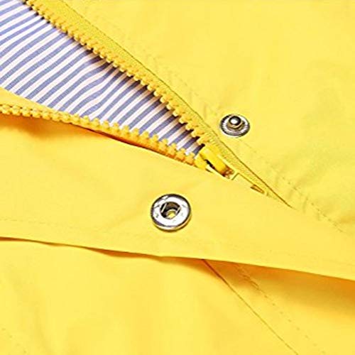 Women\'s Winter Heavy Sherpa Lined Warm Coat Classic Hooded Parka Jacket Military Anorak Jacket Outwear(B-Yellow, XL) - Thumbnail 4
