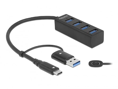 Delock Hub USB A et USB C - vue 4