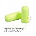 3M Ear Plugs, E-A-Rsoft Yellow Neons 315-1250, 200 Pair of Disposable Earplugs, Pairs Individually Wrapped, Regular Size, Uncorded, 33 NRR, Tapered Cylinder Shape, Slow Recovery Foam