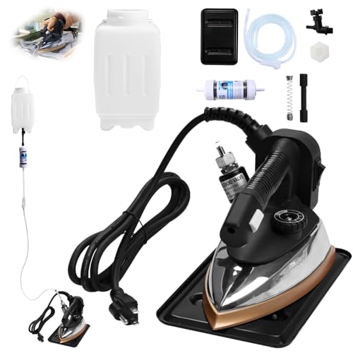 La mejor comparación de lavadora industrial de ropa favoritos de las personas. 40 Máquina de Plancha de Vapor Industrial Con Suela Laminada Antiadherente Plancha Eléctrica de Gravedad y Botella de Mano