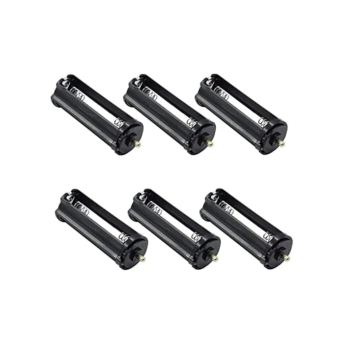 Buy bnafes Cylindrical Battery Holder Battery Storage Case for 3 x 1.5V AAA Batteries Flashlight