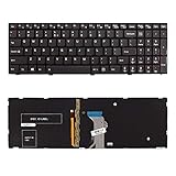 US Keyboard with Backlight for Lenovo Y500 Y500N Y510P Y500NT Y590 (Black)