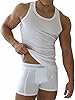 ITRAT® Men's Cotton Vests Tank Tops Sleeveless Plain Breathable Slim Fit Summer Top Vest Everyday Athletic wear, Easy Fit Men Workout Shirts (Pack 1) (White 3XL) #3