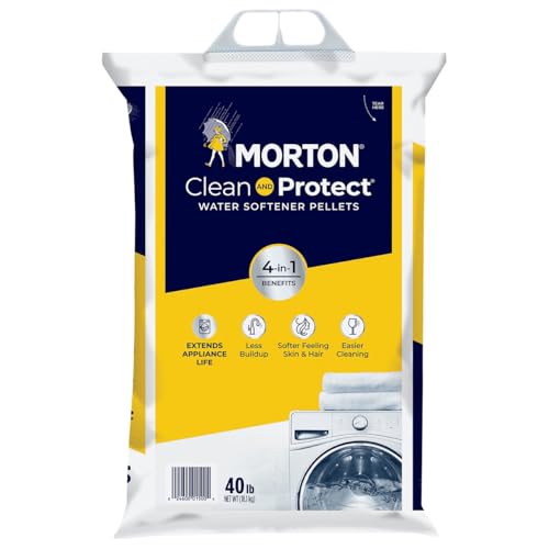 Morton Clean And Protect Water Softener Pellets Extends Appliance Life 640 Ounce