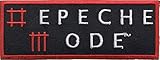 Depeche Mode - Logo Black, White And Red - Iron On Or Sew On Patch