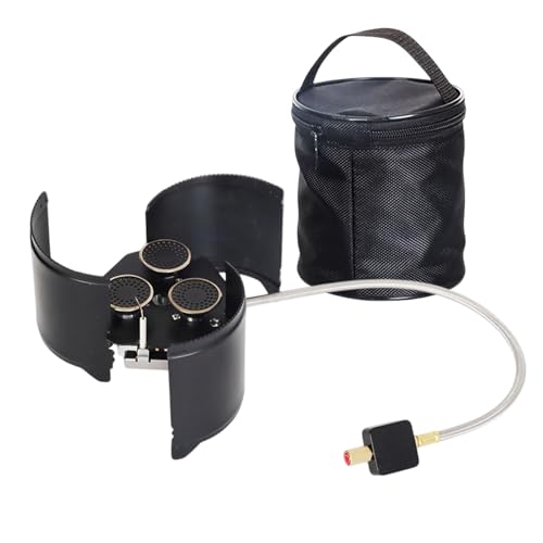 Camping Stove, Foldable Camp Grill Stove, Windproof Camping Equipment, Multifunctional Outdoor Supplies for Picnic, Survival, Travel, Tent and Barbecue, 4.25 inches