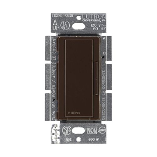 Lutron MARBR Companion Dimmer,Decora, 600/100W, Maestro, Brown Wall