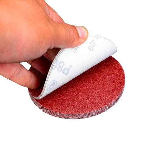 Suporte De Boina Velcro Furadeira Lixadeira Com 30 Discos Lixa 125mm