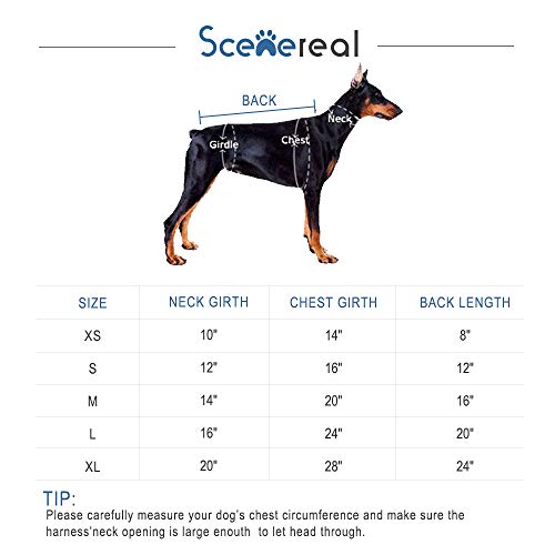 Scenereal Dog Winter Clothes Reversible Jacket Warm Coat Windproof Waterproof Plaid Vest Christmas Suit For Small Medium Large Dogs Pets Cold Weather Wearing #TOP6
