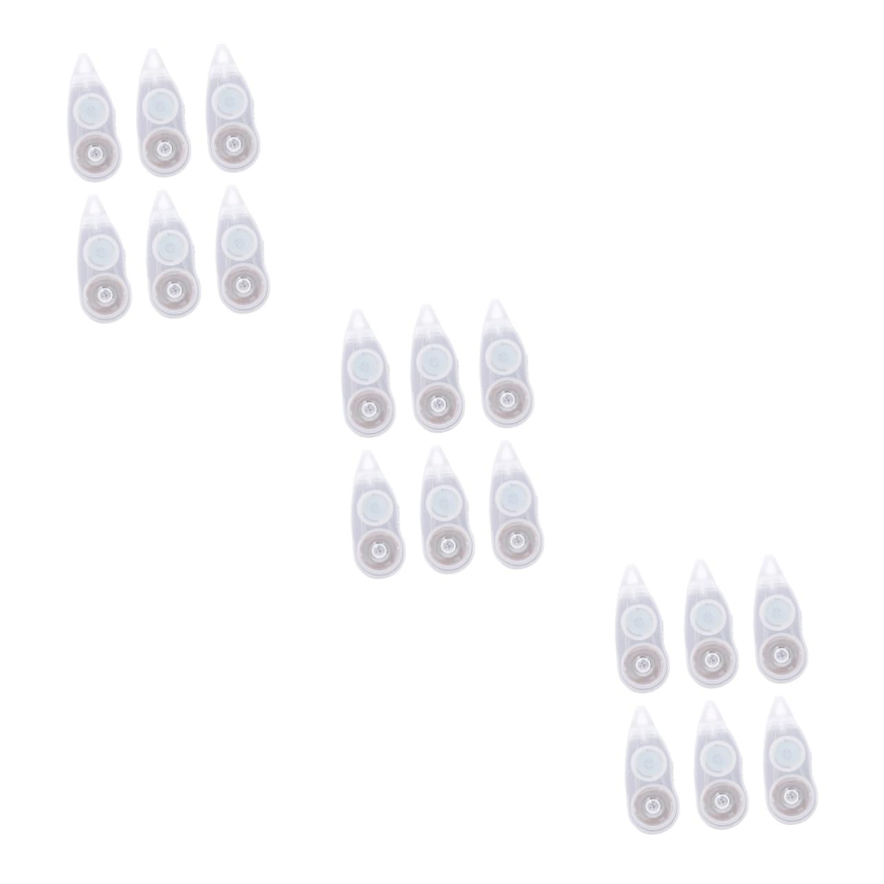 STOBOK 18 Pcs Correction Tape Writing Correction Tape Corrective Tape Whiteout Strips Mini Typewriter White Tape Decorative Duct Tape Stationery Writing Accessories Adhesive Tapes