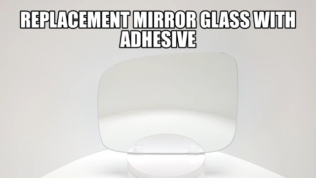 Driver Side Mirror Replacement Glass (MADE IN USA) With Full Size - Foto 8