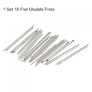 sourcing map Ukulele Fret Wire Fretboard 18 Fret 1.8mm Argenté pour Fingerboard Remplacement, Paquet de 18 – Image 3
