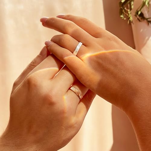 Actual Finger Print Ring • Couples Promise Rings for Her and Him • 925 Sterling Silver Rings • Long Distance Relationship Gifts • Just Breathe Rings for Women • Love Ring • Signet Ring • Male Rings R42
