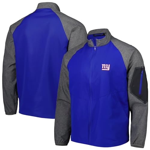 Image of Dunbrooke Men's NFL Hurricane Raglan Full-Zip Windbreaker Jacket