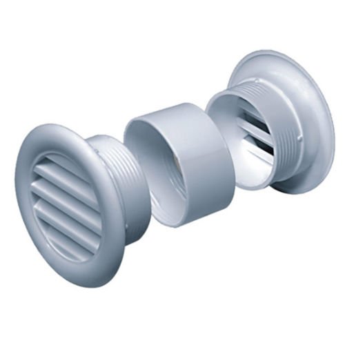 Blanc Menuiserie Ronde Porte D'aération Grille Boiserie Trou 40mm Diamètre Cover