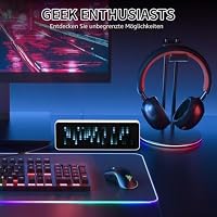 ULANZI TC001 Smart Pixel Clock, Social Media Counter, Digitaler Wecker mit Wetter, AWTRIX Simulator, Retro Pixel Art Anzeigetafel Pomodoro Uhr Nachttisch Gaming Zimmer & Büro Dekor (Packung mit 2) – Ansicht 5