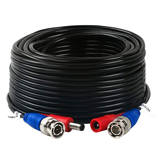 Tainston 2 Pack 30 Feet BNC Video Power Cable,BNC Extension Wire Video Security Camera Wire with Connectors for CCTV Camera DVR Surveillance System by Tainston - Image 6