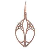 DISEÑO ÚNICO: El diseño es muy único. Diseño clásico europeo, resalte el gusto cultural. Esta tijera hereda la fina tradición de la elegancia y sencillez de la aristocracia europea. Puedes sentir lo exquisito, delicado y elegante.