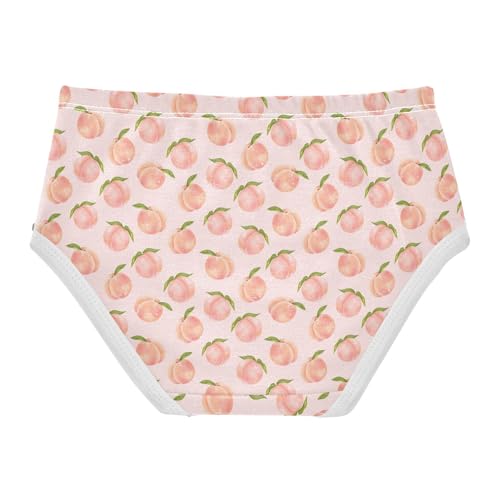Girls' Underwear Peach Cotton Stretch Comfort Toddler Panties2