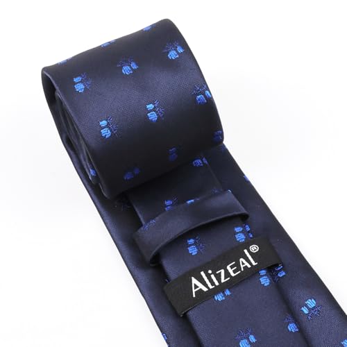 Image of Alizeal Mens 3.15'' Light Color Rustic Tie Handkerchief