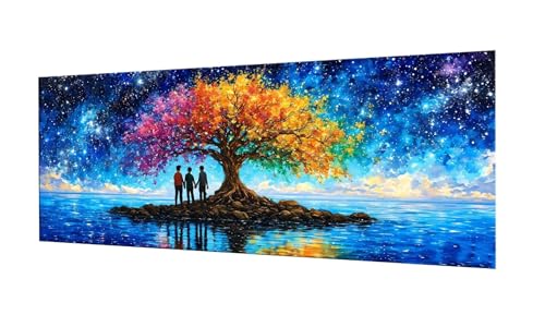 Diamond Painting Adulte 5D DIY Diamant Painting Kit Complet Arbre de vie F0-507