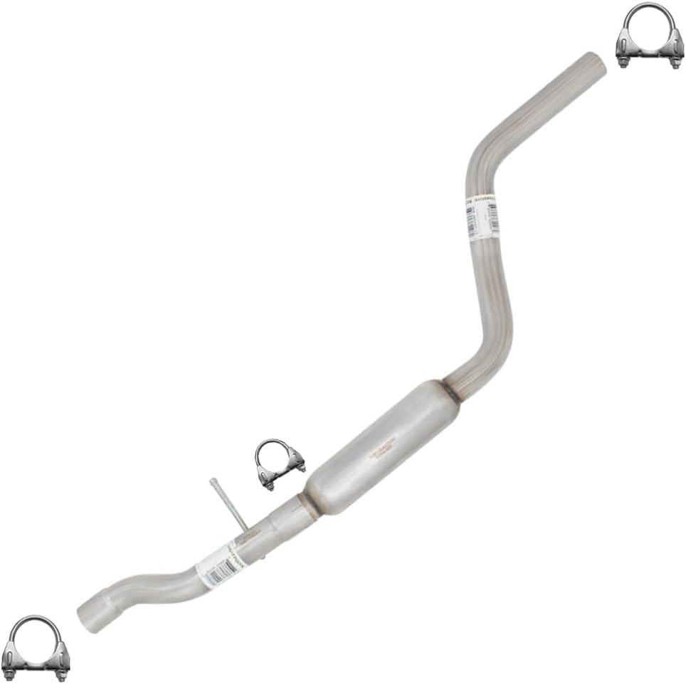 Exhaust Resonator Pipe Compatible for 2009-2020 Dodge Journey 2.4L | Stainless Steel | Northeastern Exhaust | Free Clamps Included | Automotive Replacement Part