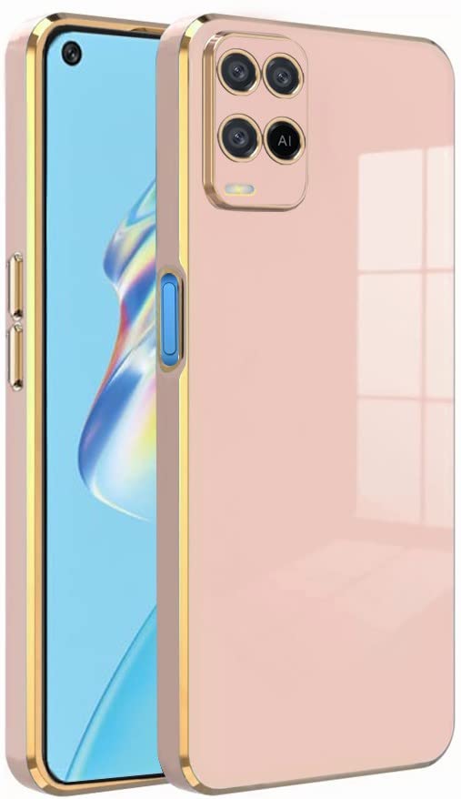 KARWAN®️ Luxury 6D Chrome Back Cover Case Compatible for Oppo A54 |Slim Shockproof Soft TPU | Raised Lips Protection | Camera Protection | Stylish Back Case and Cover | -Pink (B0BGF1KWN3) Amazon Price History, Amazon Price Tracker