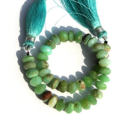 Chrysoprase naturelle perles facettées 7mm de qualité pour éviter les pierres ternes