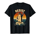 Funny Penguin Resist Penguins Protest Against Tariffs Cool T-Shirt