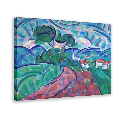 Toile Vladimir Boranov-rossine The Road to The Village cadre à suspendre