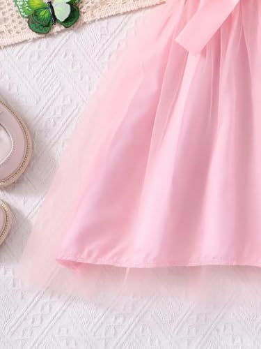 Image of Pink White Apparels Summer Dress for Baby Girl /Frocks for Baby Girl /Baby Frocks Girl Rayon /Casual Dress Short Short Sleeve