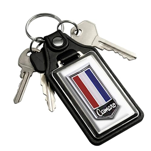 Image of Brotherhood Car Key Chain for Camaro - Classic Models Keychain for Men and Women Gift Key Ring - -