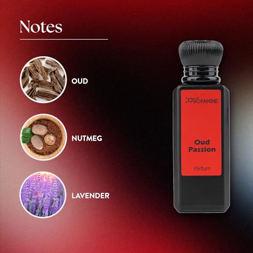 Image of Dopamine Oud Passion Unisex Perfume 50 ml for Long Lasting Smell | Rich, for Long lasting Smell | Luxurious Fragrance Premium Oud Perfumes for Men & Women