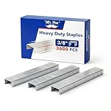 Mr. Pen- Staples, Heavy Duty Staples, 3600 Pc, 60 Sheet Capacity Staple, 3/8 inch Length, Staples for Stapler, Staples Office Supply, Office Staple, Paper Staple, One Touch Staple, Strip, Large Staple