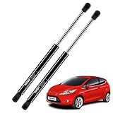 Vepagoo Lot de 2 vérins à gaz pour Ford Fiesta MK6 2008-2017 Amortisseur de coffre Numéro de pièce OEM : #8A61A406A10AC, 8A61A406A10AB, 8A61A406A10AA, Vérin à gaz d'origine - Lot de 2