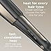 INFINITIPRO BY CONAIR Tourmaline Ceramic Flat Iron, 1 1/4-inch Digital Hair Straightener