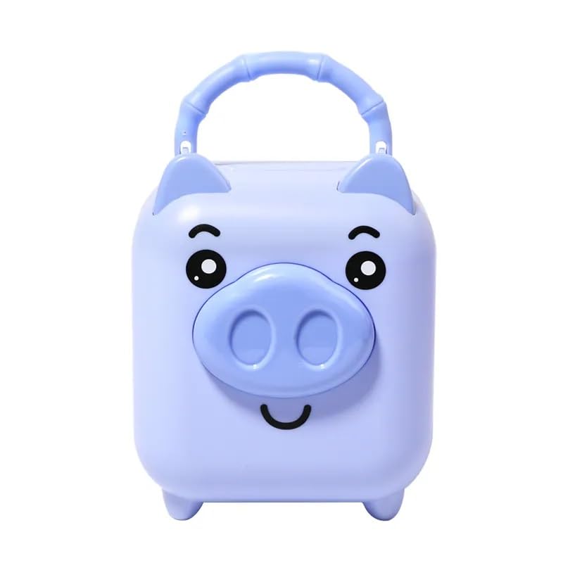 INOG Cute Piggy Bank for Kids | Cartoon Money Saving Tin Coin Bank with Lock and Key | Birthday Return for Boys & Girls Money Bank (Purple) (B0C7CJMM8N) Amazon Price History, Amazon Price Tracker