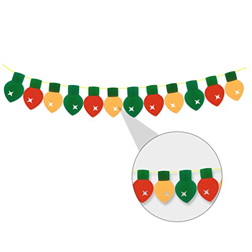 ARTIBETTER 3 Peças de Banner de Feliz Natal Guirlanda Pendurada Decoração de Natal