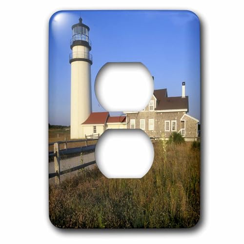 Placa para interruptor de luz de faro decorativa 3dRose lsp_90913_6 Cape Cod 2