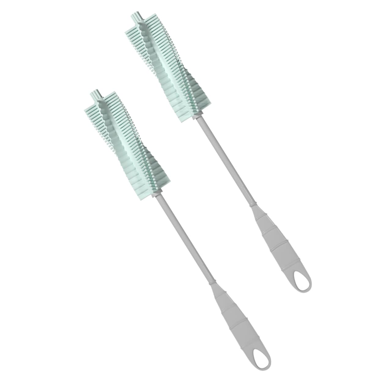 Gogogmee Silicone Bottle Brush Set Pcs Long Handle Rotating Brush for Stain and Tidy Kitchen
