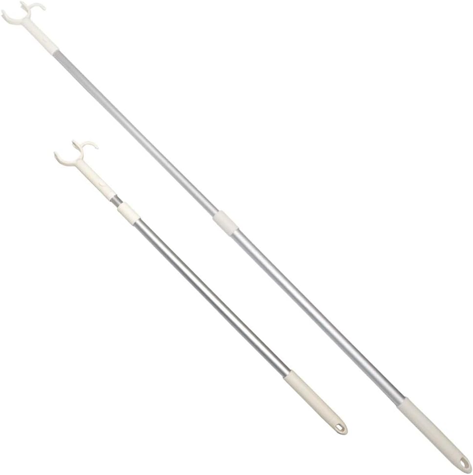 Closet Pole with Utility Hook 45" Long Reach Stick
