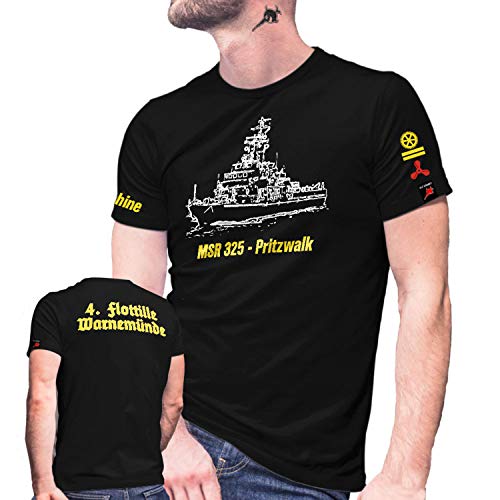 Copytec MSR 325 Pritzwalk 4 Flotilla Rod Sailor Machine Warnemünde Volksmarine #29037, Black, Large