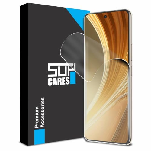 Image of SupCares TPU Anti Glare Matte Unbreakable Membrane Screen Protector for Vivo T4 Ultra (6.67 Inch) With Easy Self Installation Kit | Fingerprint Working | Edge to Edge Coverage