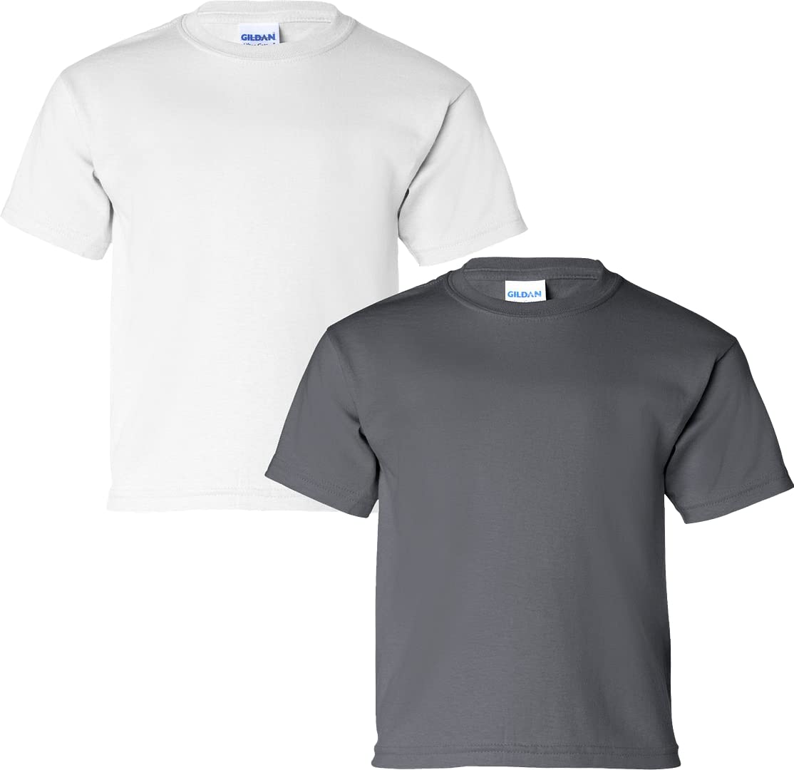 Gildan Koszulka Uniseks - dzieci Ultra Cotton Youth T-shirt, 2-pack